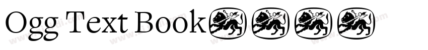 Ogg Text Book字体转换